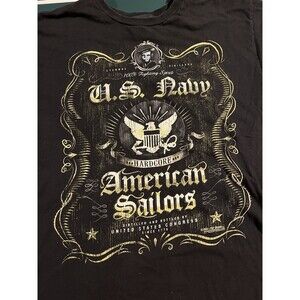 United States Navy 7.62 Design Hardcore American Sailors T-Shirt MEDIUM Military